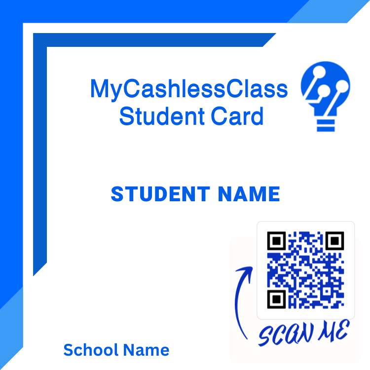 MyCashlessClass Student Card